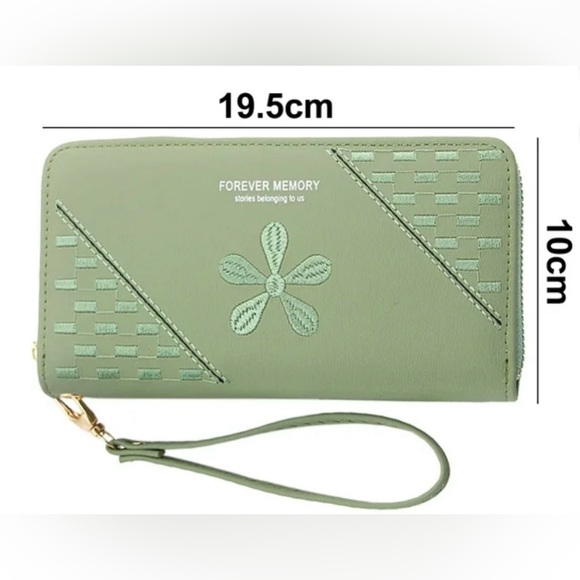 Green Wallet & Matching Watch Set - Picture 9 of 9